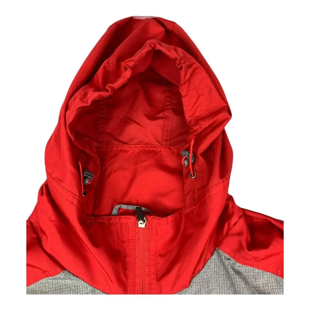 Chicago Blackhawks 1/4-Zip Windbreaker Rain Jacket Pullover, Men’s Size XL